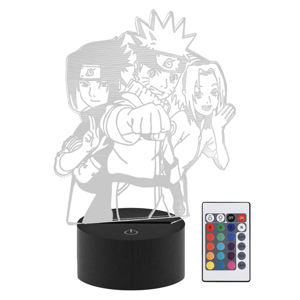 3D Anime Figure LED Bedside Night Light Touch Remote Control Table Lamp, And, 501 Original
3D Anime Figure LED Bedside Night Light Touch Remote Control Table Lamp, And, 501 Original