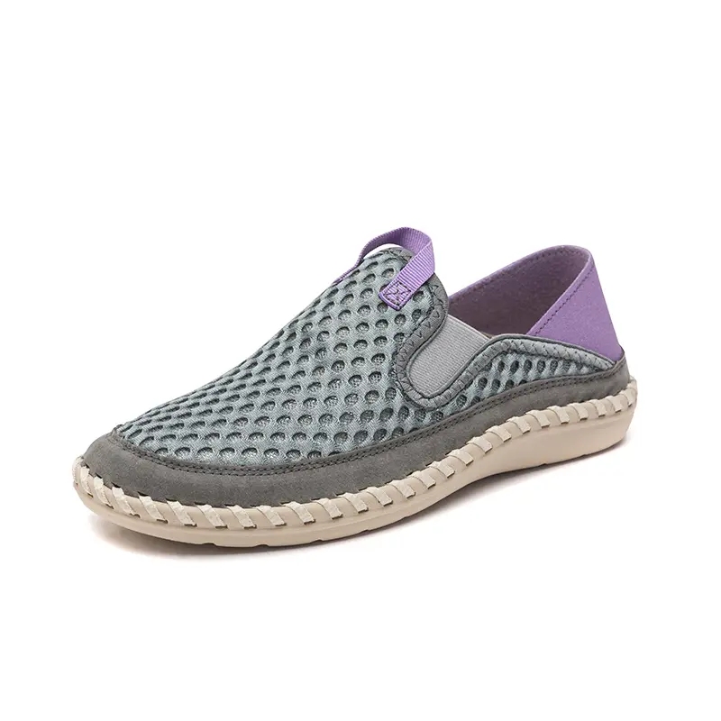 Men's Hand Stitching Mesh Breathable Comfortable Slip-On Shoes | ARKGET