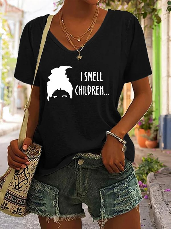 Halloween Fashion Print Short Sleeve T-Shirt