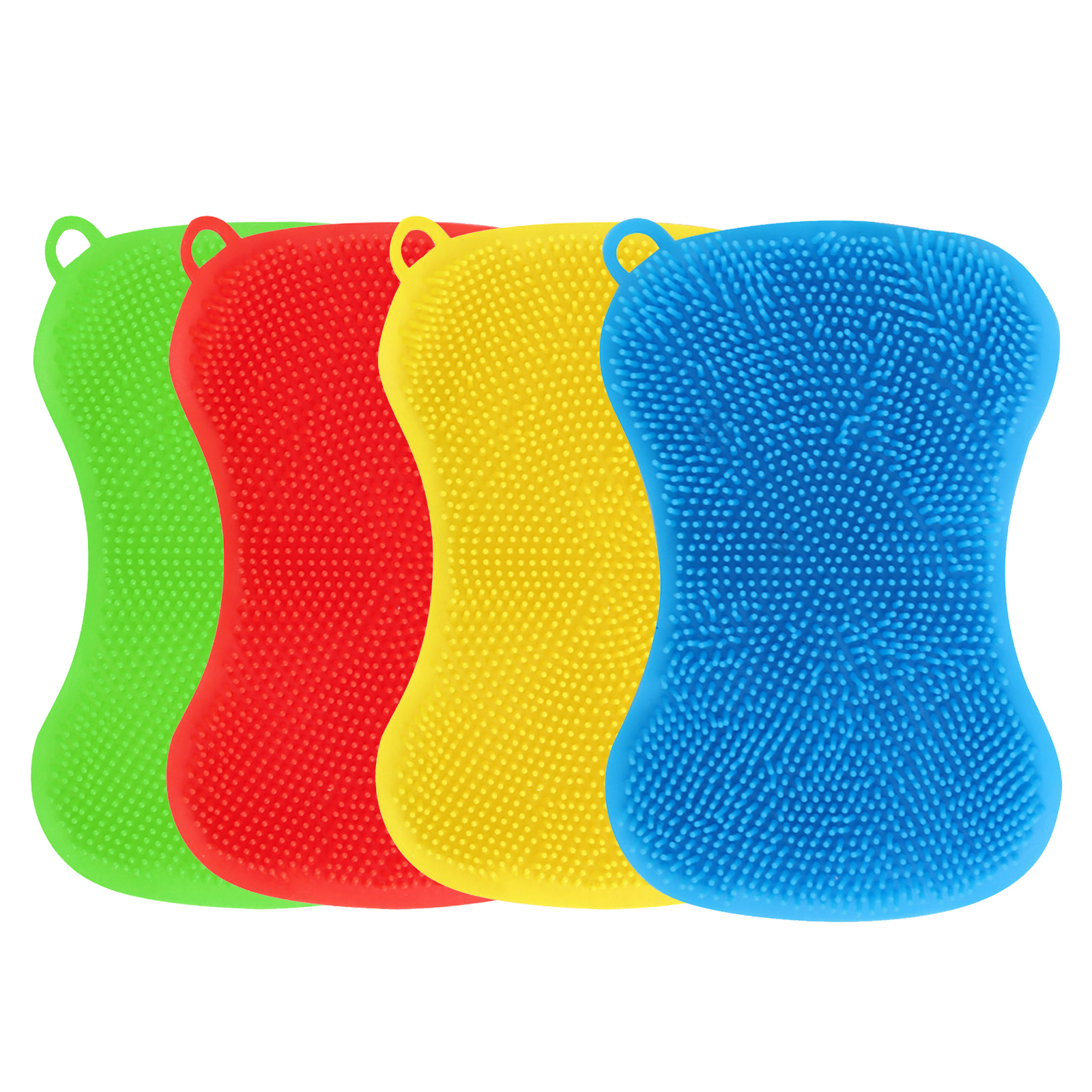 4 Pack Silicone Sponge, Double-Sided, Kitchen Dish Washing Clean Scrubber, 501 Original
4 Pack Silicone Sponge, Double-Sided, Kitchen Dish Washing Clean Scrubber, 501 Original
