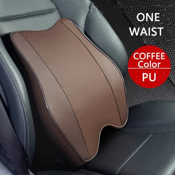 New Universal Headrest Neck Rest Head Support Cushion Breathable Memory Foam Slow Rebound Guard Car Lumbar Pillow