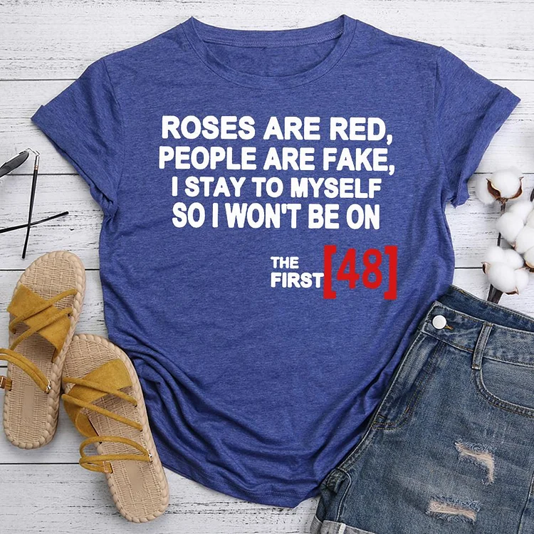 ANB - Roses are red chick Retro Tee-04910