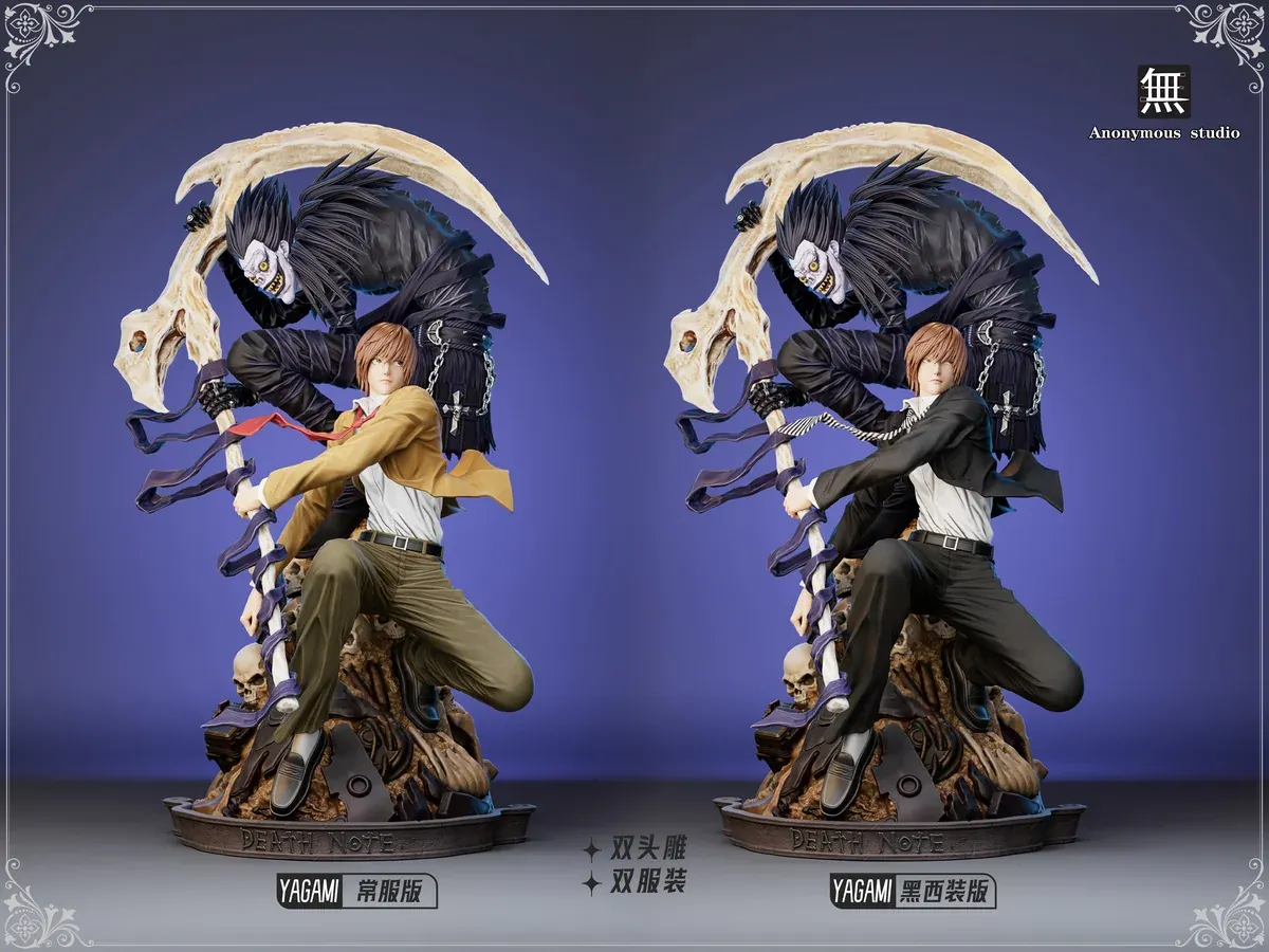 Light Yagami & Ryuk Statue - Death Note | Anonymous Studio