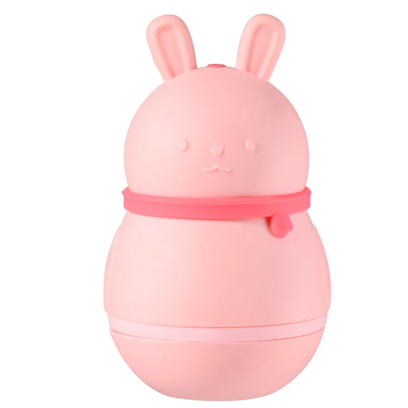 Cute Rabbit Tongue Licking Vibrators Clitoris Anal Nipple Stimulator - Rose Toy