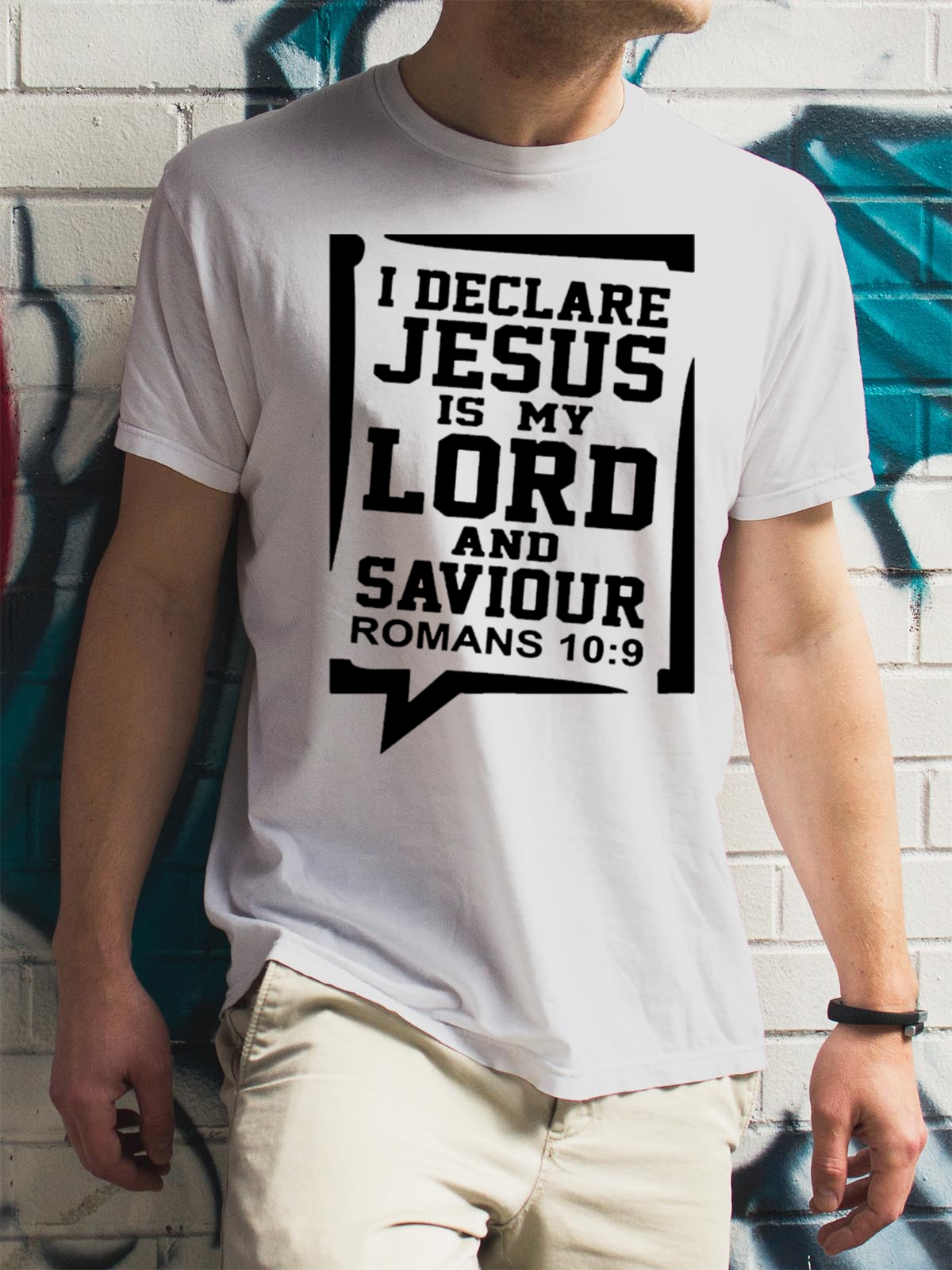 Jesus My Lord And Saviour Crew Neck T Shirt