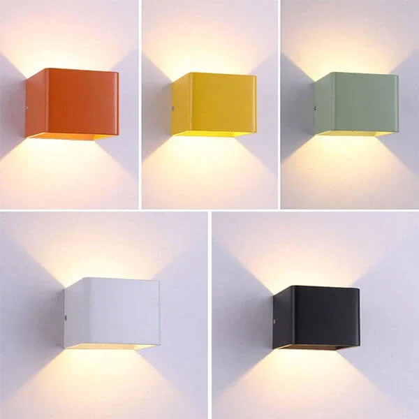 Modern Small Square Aisle Wall Light