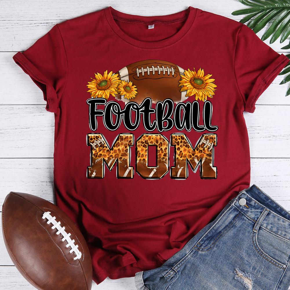 football mom Round Neck T-shirt-0022677-Guru-buzz