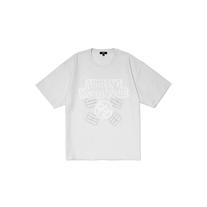 ARIRANG] BTS World Tour T-Shirt - Gray Graphic Edition