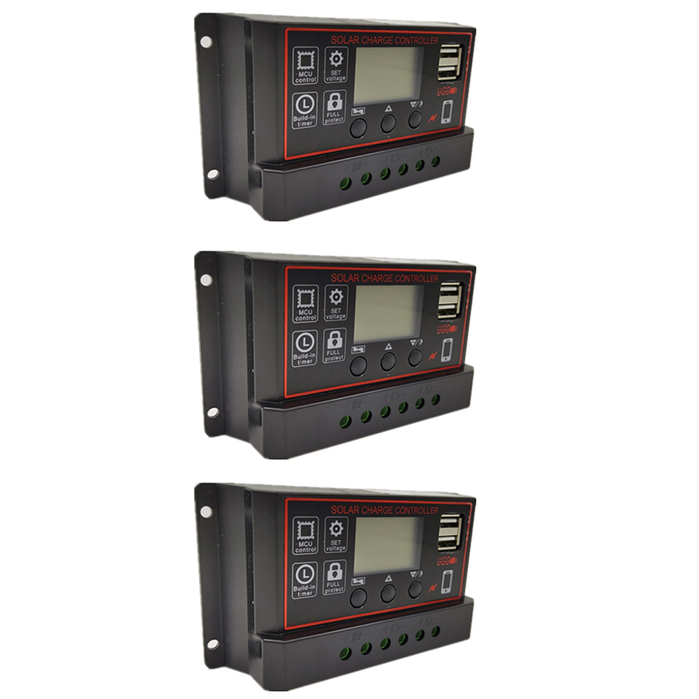 12V24V PWM Solar Charge Controller with Big LCD USB Panel Battery Regulator, 30a, 501 Original
12V24V PWM Solar Charge Controller with Big LCD USB Panel Battery Regulator, 30a, 501 Original