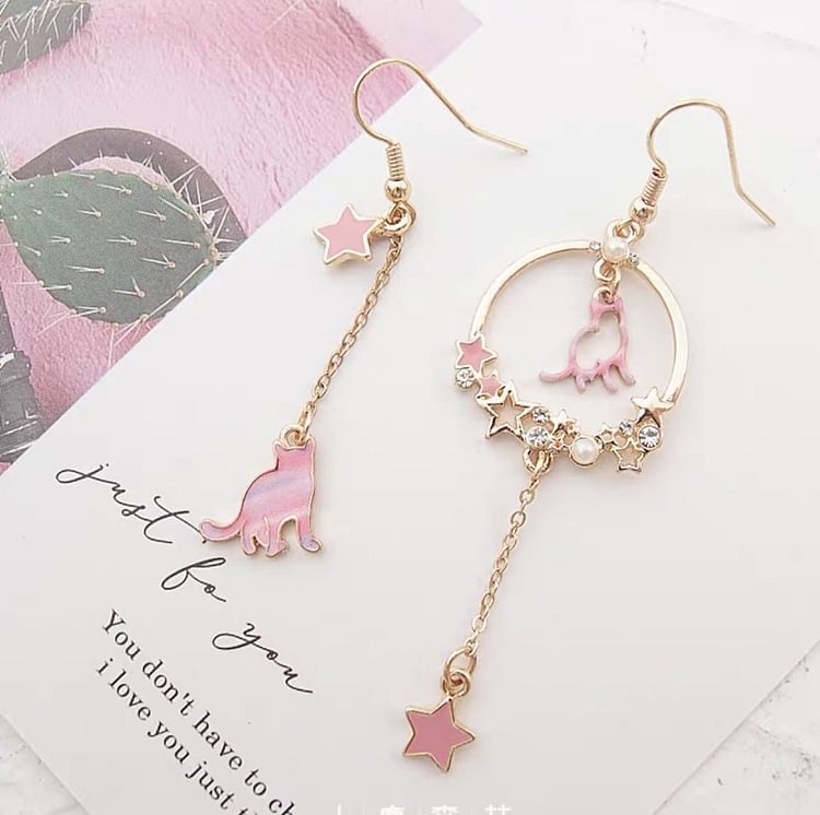 Kawaii Cat Earrings SS1043