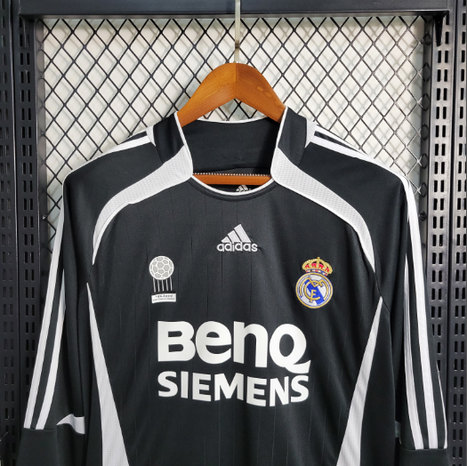 Retro Real Madrid Third Away Long Sleeve Football Shirt Thai Quality