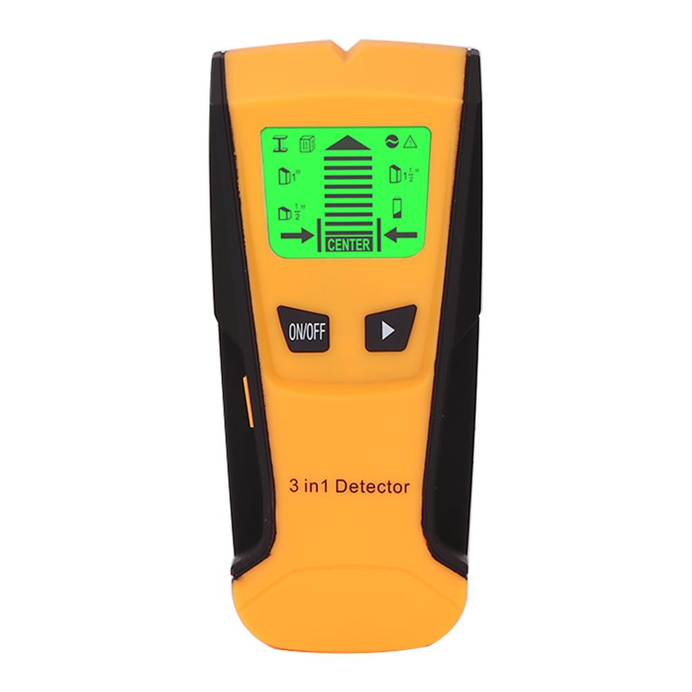 Metal Finder Wood Studs Detector AC Voltage Live Wire Detect Wall Scanner, Yellow, 501 Original
Metal Finder Wood Studs Detector AC Voltage Live Wire Detect Wall Scanner, Yellow, 501 Original