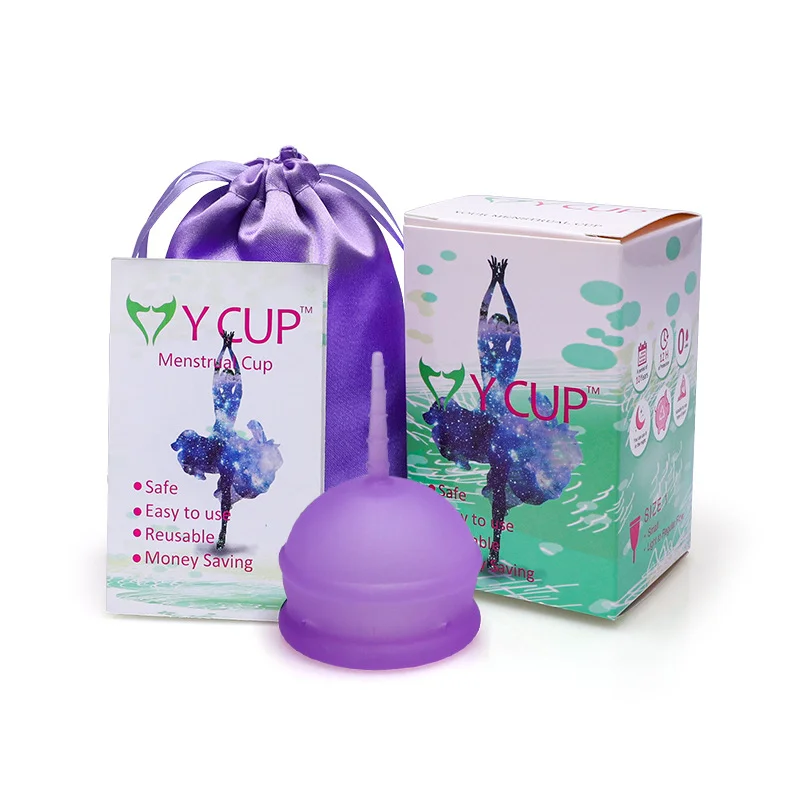Y Cup Silicone Menstrual Cup Menstrual Care Partner - Rose Toy