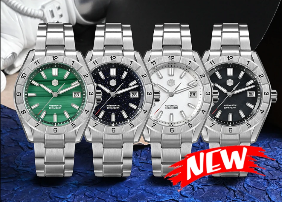 Unveiling the Elegance: San Martin 42mm NH35 Watch Malachite Gemstone Dial SN0130G-BSan Martin Watch San Martin Official Authorized StoreSan Martin Watches