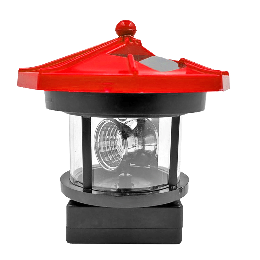 Lighthouse Solar LED Light Garden Outdoor Beacon Rotating Beam Lamp (Red), 501 Original
Lighthouse Solar LED Light Garden Outdoor Beacon Rotating Beam Lamp (Red), 501 Original