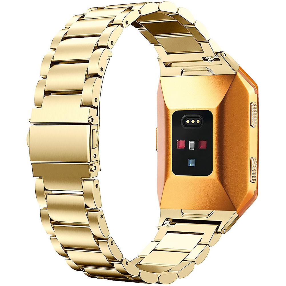 Wristband Replacement Metal Stainless Steel Strap for Fitbit Ionic Watch, Gold, 501 Original
Wristband Replacement Metal Stainless Steel Strap for Fitbit Ionic Watch, Gold, 501 Original