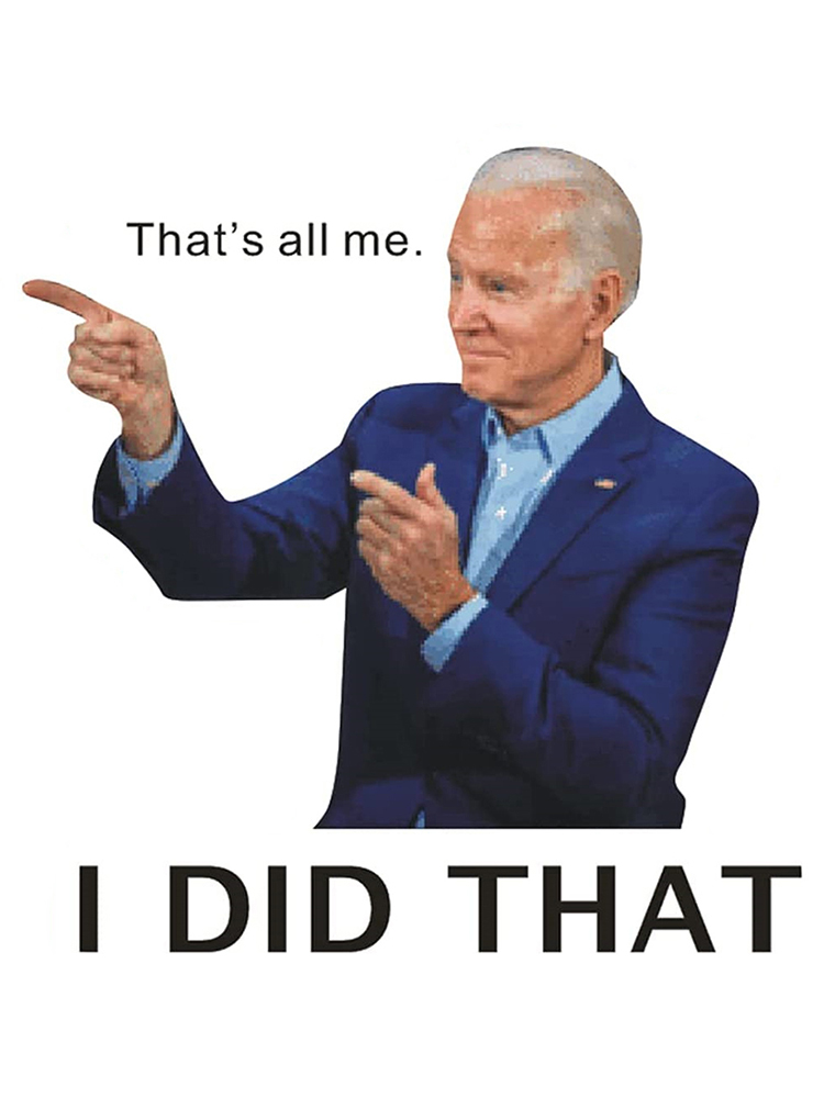 100pcs Joe Biden Funny Waterproof Sticker I DID THAT Car Reflective Sticker, 501 Original
100pcs Joe Biden Funny Waterproof Sticker I DID THAT Car Reflective Sticker, 501 Original