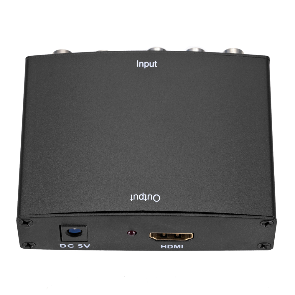 YPBPR Component to HDMI-compatible Converter PC DVD 1080P HD Video R/L Audio Adapter, 501 Original
YPBPR Component to HDMI-compatible Converter PC DVD 1080P HD Video R/L Audio Adapter, 501 Original