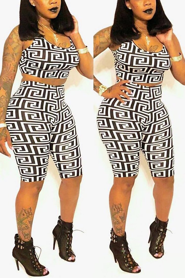 Sexy Fashion Print Two Piece - Shop Trendy Women's Clothing | LoverChic