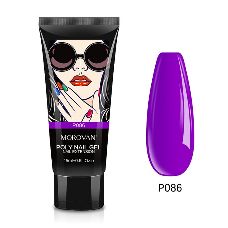 Morovan Blue Violet Poly Nail Gel P086