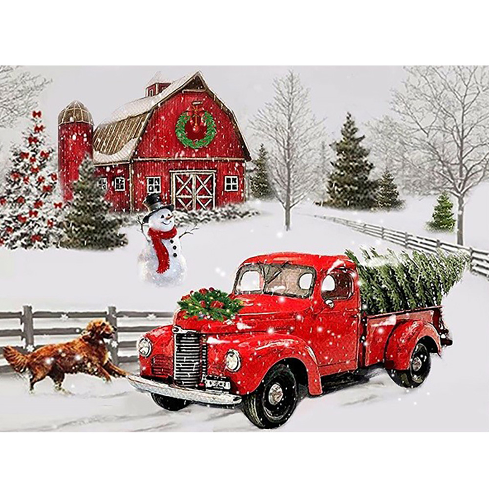Christmas Snow Car - Round/Square Drill Diamond Painting 50*40cm, Round diamond 40*50cm, 501 Original
Christmas Snow Car - Round/Square Drill Diamond Painting 50*40cm, Round diamond 40*50cm, 501 Original