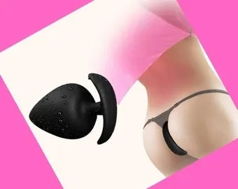 pornhint Pornhint Dildo Butt Plugs For All Day/Silicone Dildo 3 Size/Adult Sex Toy/Anus Expansion Stimulate/Black Anal Plug/Anal Sex Toy for Women Men