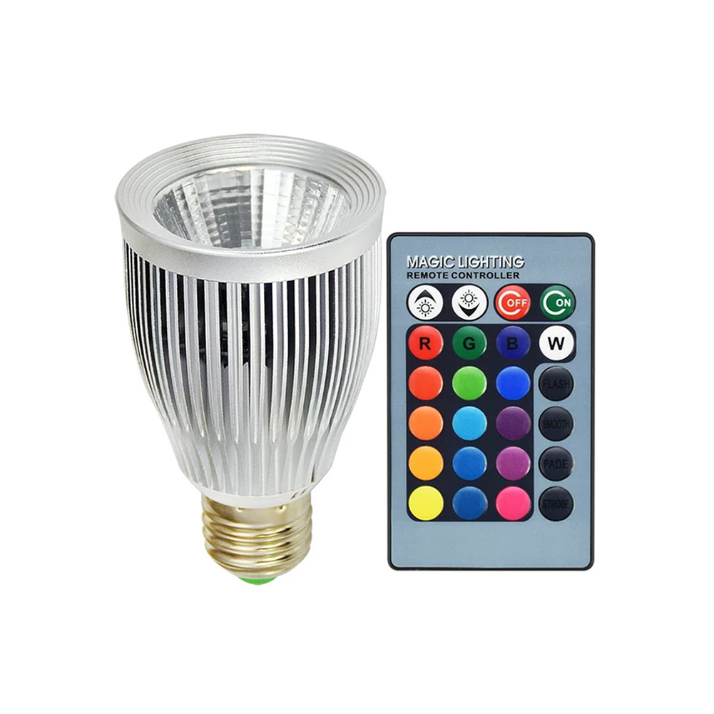Smart RGB LED Bulb Light Colorful Remote Control Home Bedroom Bar Spotlight, 501 Original
Smart RGB LED Bulb Light Colorful Remote Control Home Bedroom Bar Spotlight, 501 Original