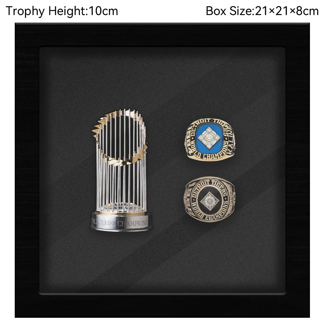 Detroit Tiger MLB Trophy And Ring Box
