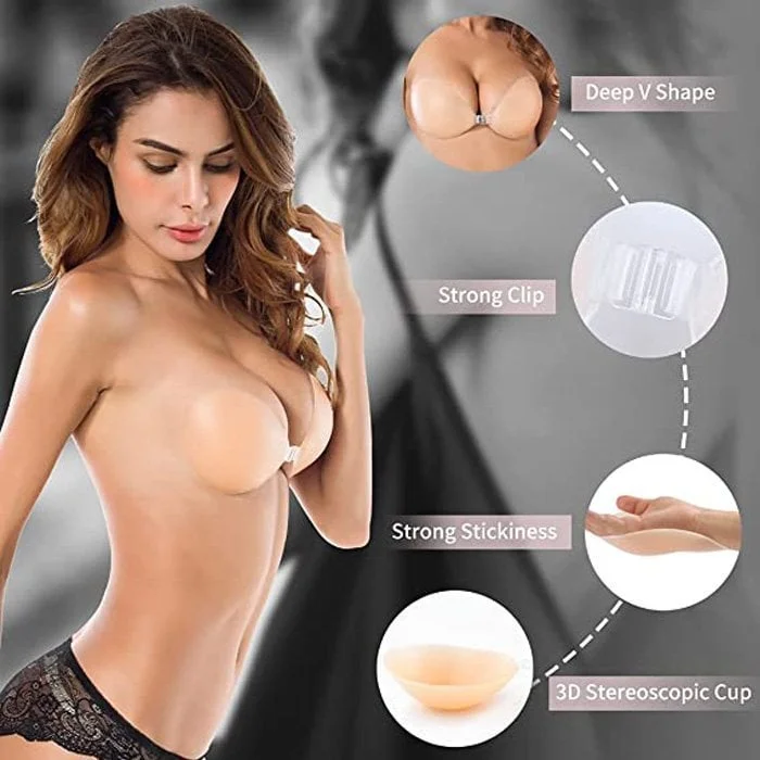 🔥BUY 2 GET FREE SHIPPING🔥 Adhesive invisible gathering bras(Choice of 87% of customers)