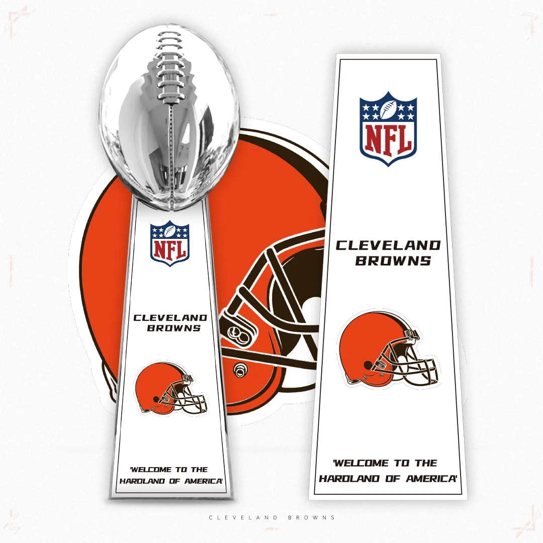 [NFL]Cleveland Browns Vince Lombardi Super Bowl Championship Trophy Resin Version