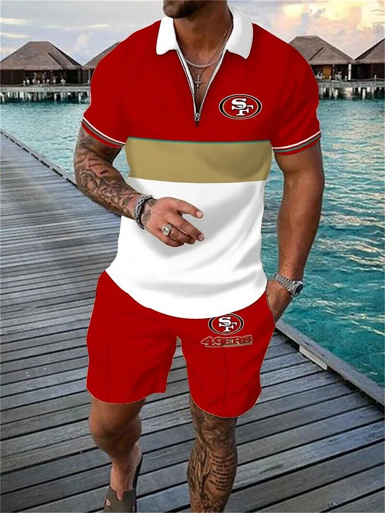San Francisco 49ers
Limited Edition Polo Shirt And Shorts Two-Piece Suits