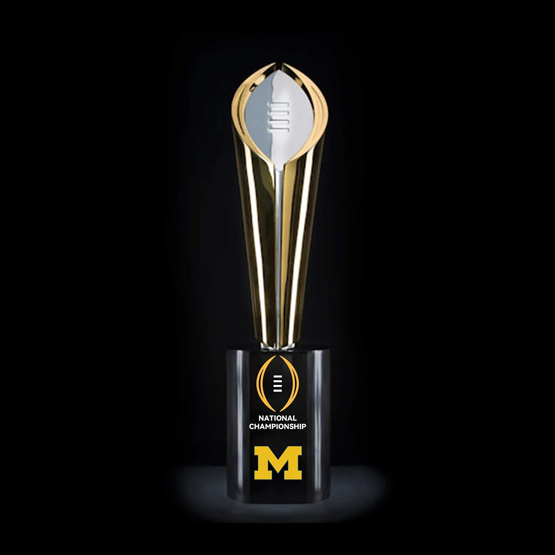 [NCAAF]Michigan Wolverines CFP National Championship Trophy