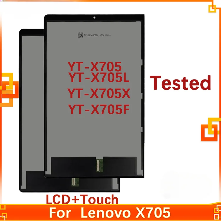 10.1" For Lenovo YOGA TAB 5 Smart Tab YT-X705 YT-X705L YT-X705X YT-X705F Touch Screen Digitizer Tablet Assembly LCD 100% Tested