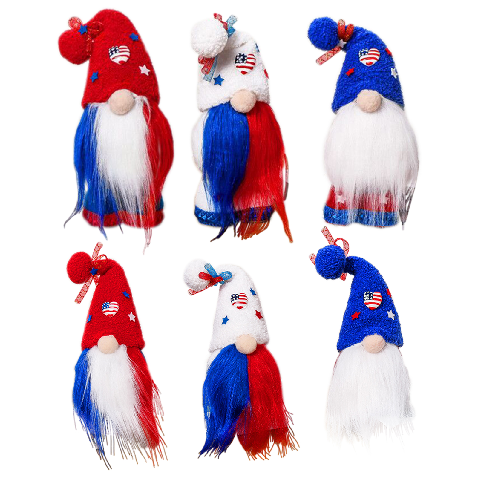 Patriotic Gnome Doll Plush, Independence Day Decor, 4th of July Ornament, 501 Original
Patriotic Gnome Doll Plush, Independence Day Decor, 4th of July Ornament, 501 Original