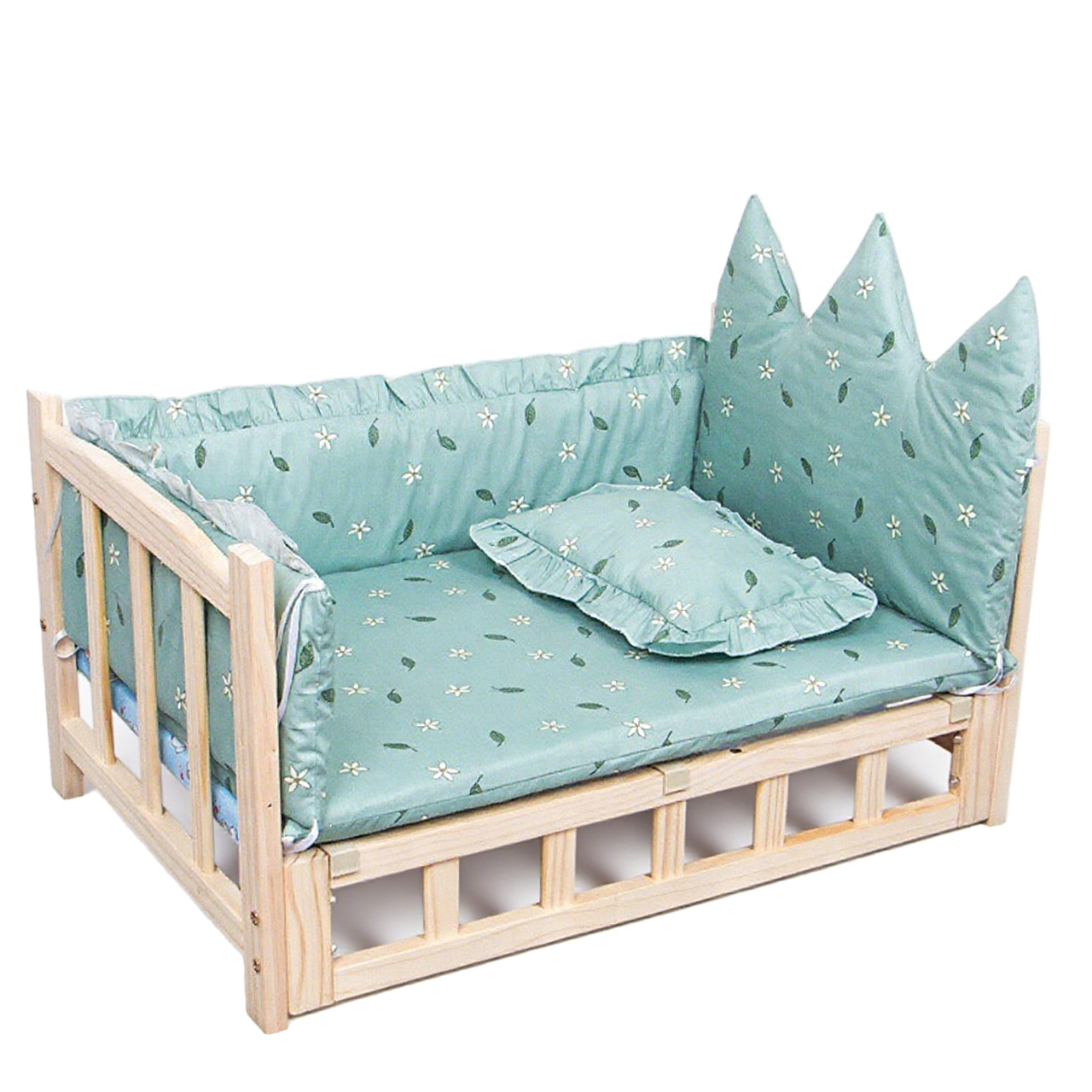 KIPETS 341 四季対応 天然木ペットベッド（脚付き） - 愛犬・愛猫の