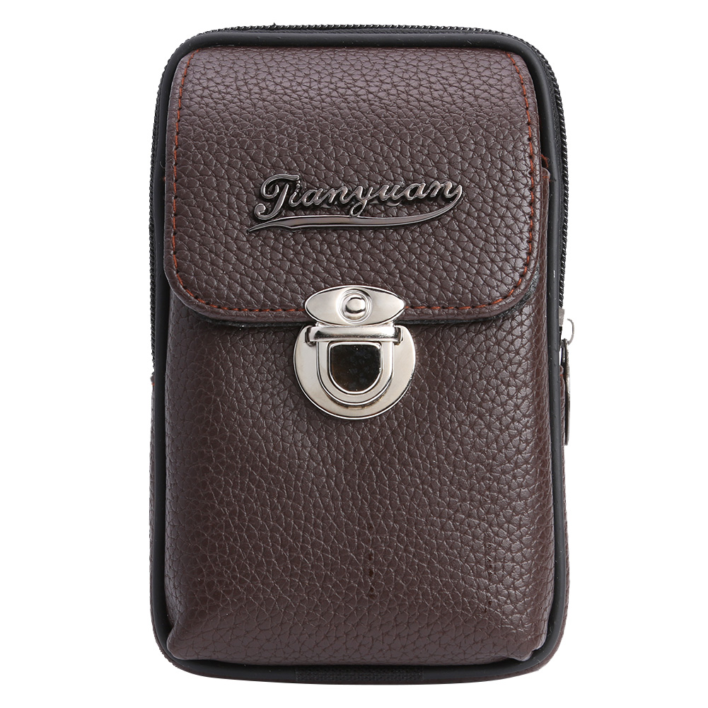 Litchi Pattern Purse Men Leather Card Wallet Belt Bags (Coffee Vertical), 501 Original
Litchi Pattern Purse Men Leather Card Wallet Belt Bags (Coffee Vertical), 501 Original