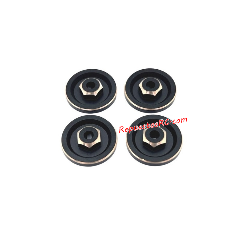 FMS FCX24M Piezas de Actualización para Coche RC Contrapesos del Eje Delantero y Trasero