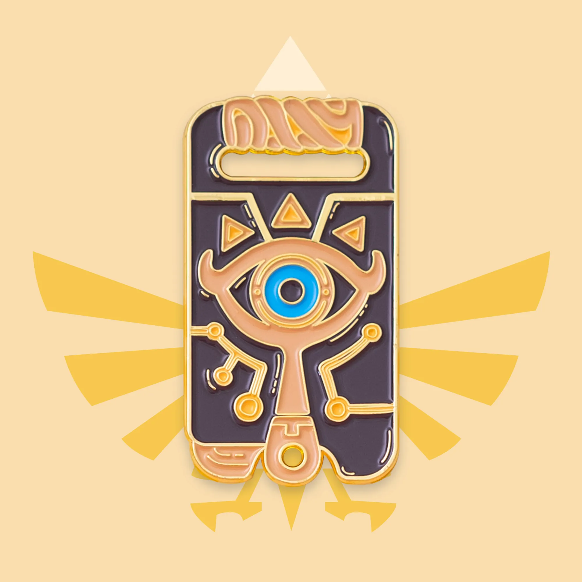 Sheikah Slate Enamel Pin - Zelda Inspired Collectible