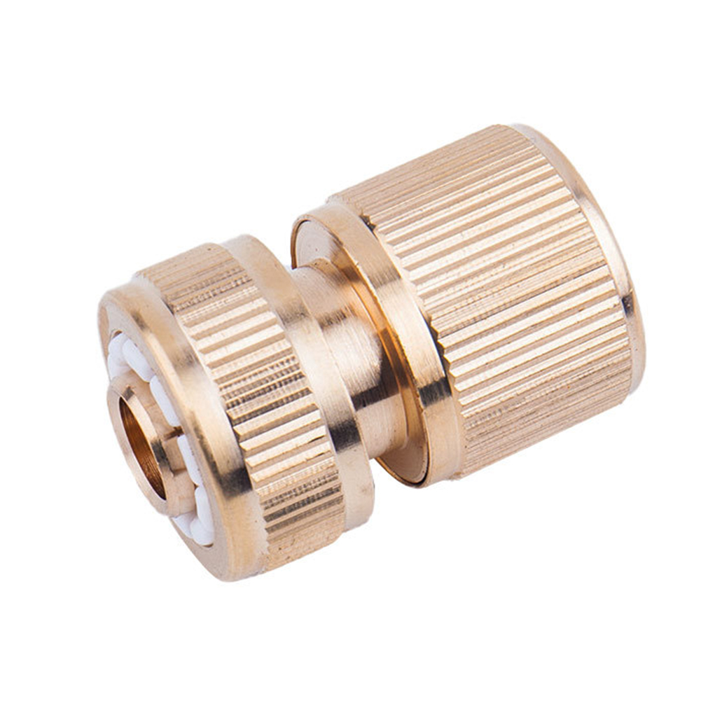 Brass Garden Hose Tap Quick Connector 1/2 Female for Watering Irrigation, 501 Original
Brass Garden Hose Tap Quick Connector 1/2 Female for Watering Irrigation, 501 Original