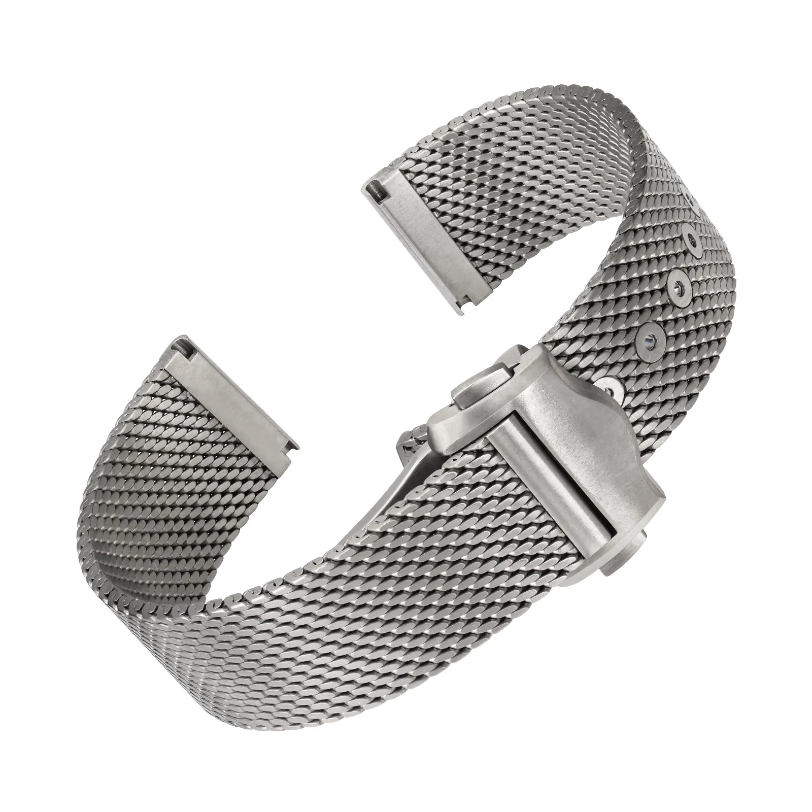Premier Adjustable Mesh Watch Band Strap 20mm San Martin Watch San Martin Watch