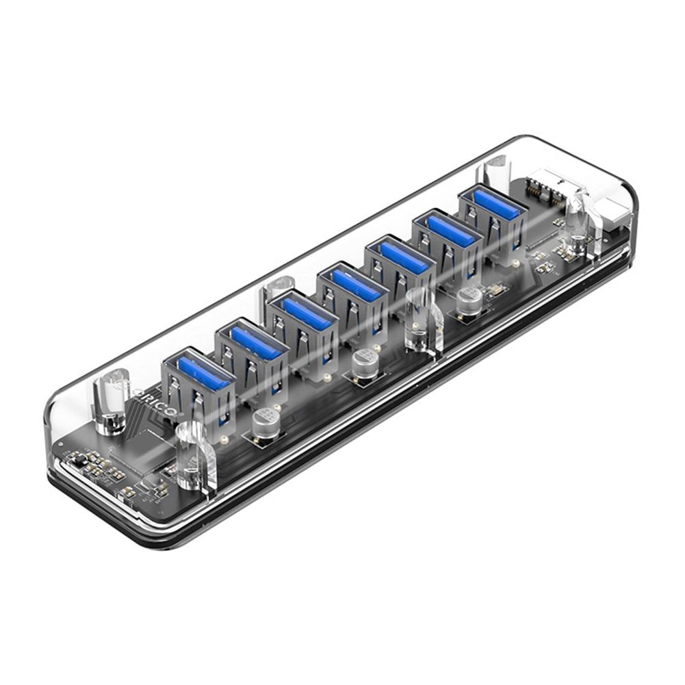 ORICO F7U Transparent 7 Port USB 3.0 Hub with 2 Power Supply Ports for PC, 501 Original
ORICO F7U Transparent 7 Port USB 3.0 Hub with 2 Power Supply Ports for PC, 501 Original