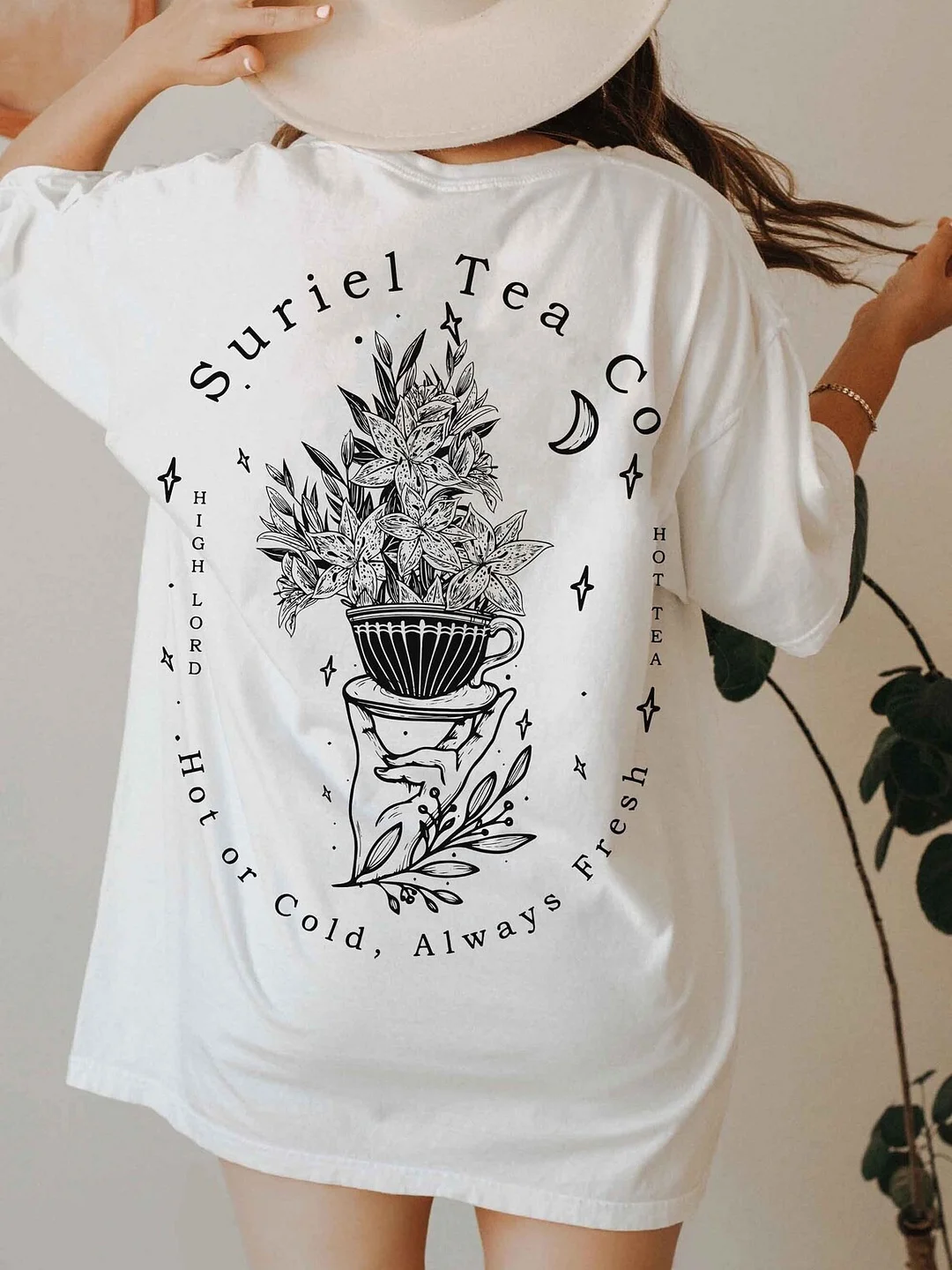 Suriel Tea Co T-shirt | Sarah J Maas / DarkAcademias /Darkacademias