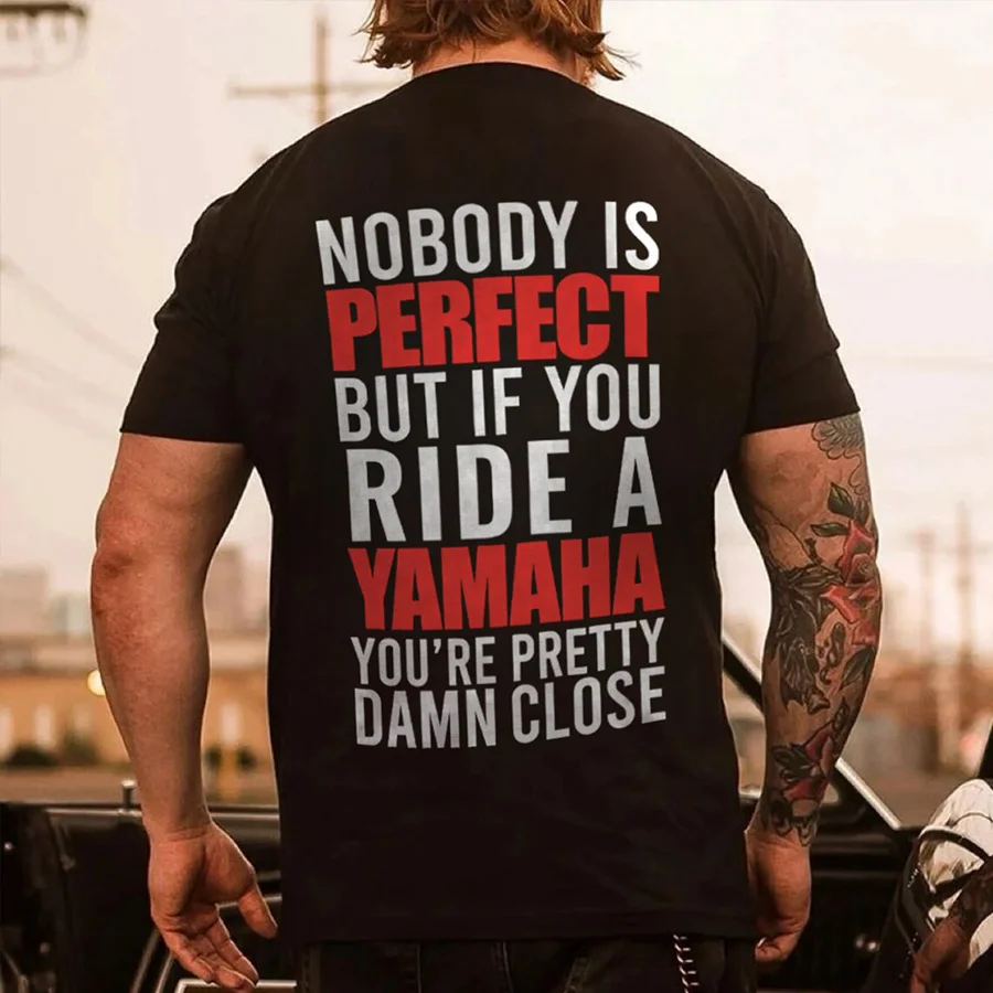 Nobody Is Perfect Printed Men's T-shirt - Devcarry