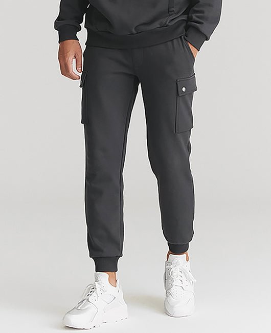Casual Plain Stretch Jogger Pants With Pockets