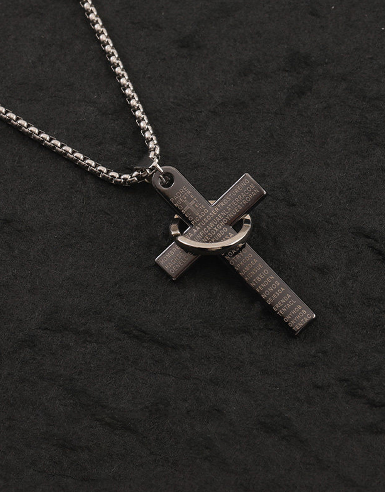 Ring Cross Necklace