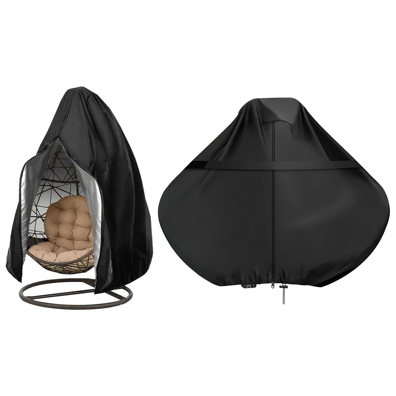Black Hanging Egg Chair Cover Waterproof Dustproof Swing Hammock Covers, 190x115cm, 501 Original
Black Hanging Egg Chair Cover Waterproof Dustproof Swing Hammock Covers, 190x115cm, 501 Original