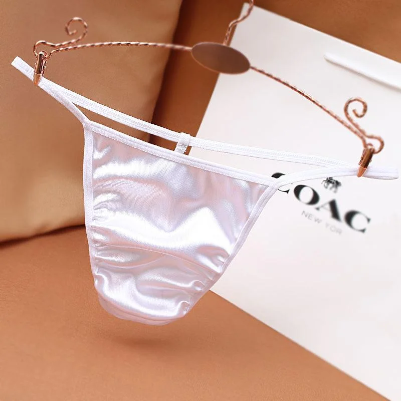 Hot Seamless Silky Satin Low Rise Panties