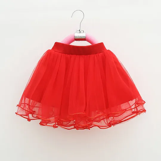 【12M-9Y】Girls Mesh Beaded Puffy Skirt