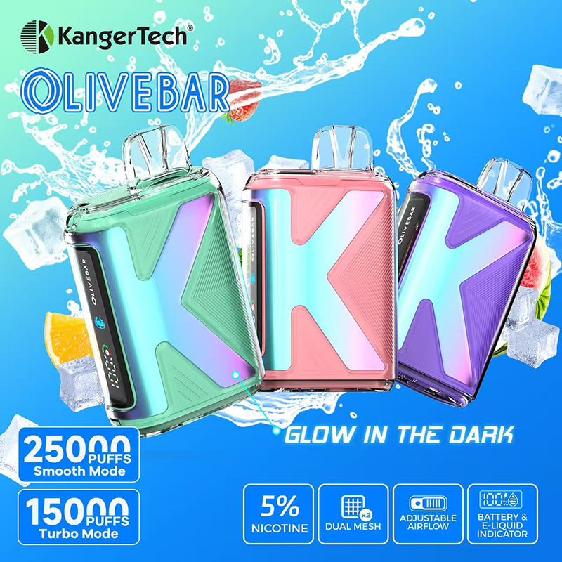 KangerTech OliveBar 25000 Puffs Disposable Vape Wholesale