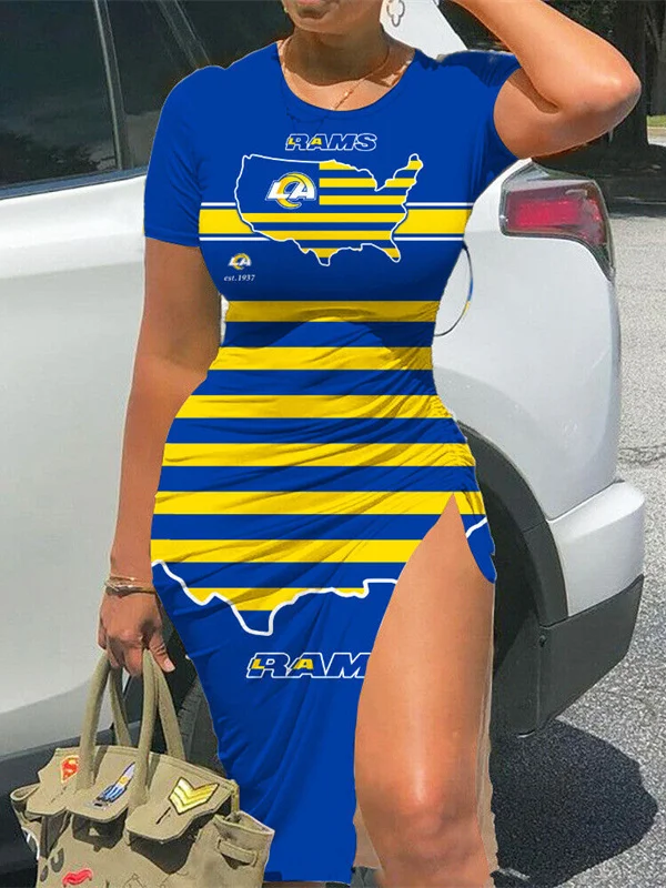Los Angeles Rams
Women's Slit Bodycon Dress